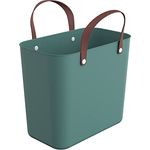 Rotho Albula Einkaufskorb 25l, Kunststoff (PP recycelt), grün, 25l