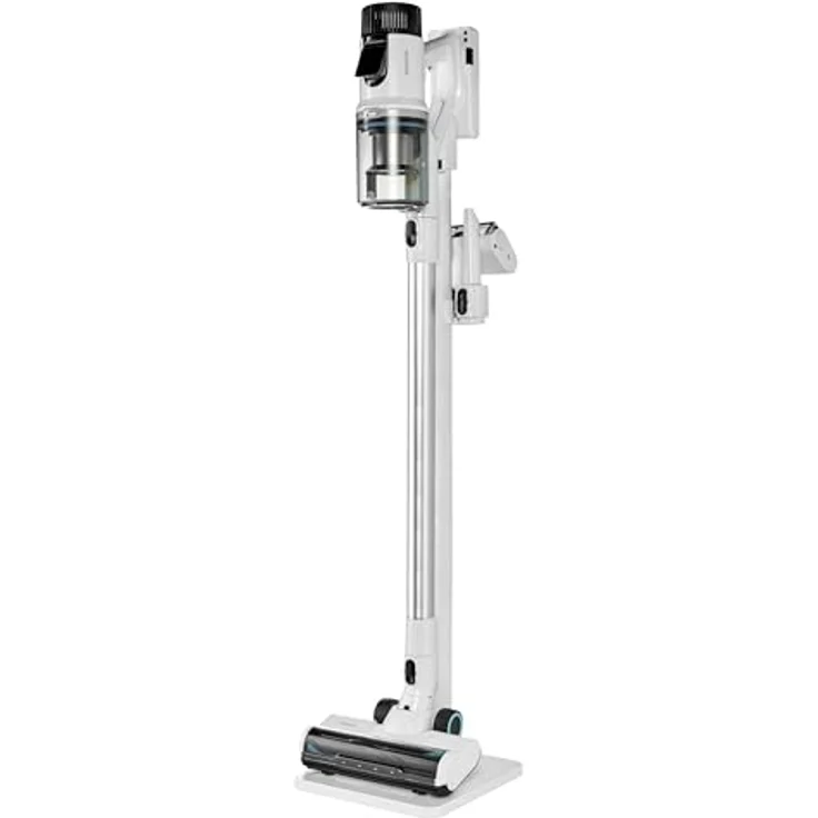 MEDION P400 W Stabstaubsauger mit Wischfunktion (kabellos, beutellos, Zyklon-Technologie, 400 Watt, 2in1 Stielstaubsauger Handstaubsauger, Akku, Staubsensor, HEPA H13, LED Touch Display, Bürstenrolle) – Bild 2