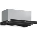 Klarstein Velaire Dunstabzugshaube 60cm, Unterbau, Ausziehbar, 896 m³/h Leistung, Touch-Bedienung, Energieklasse A++, LED-Beleuchtung, Schwarz