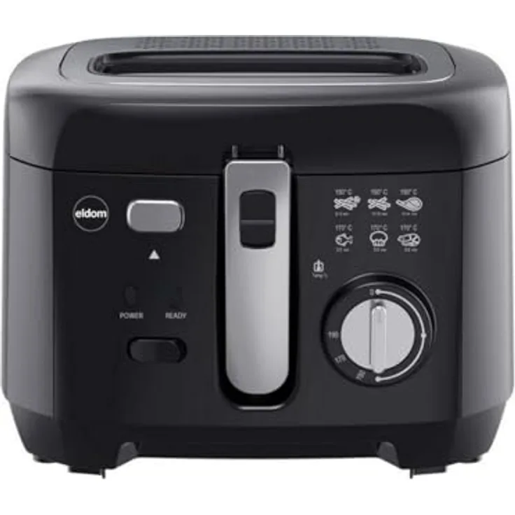 Eldom FR18C Fritteuse Schwarz 1800 W 2,5 L 27 x 21 x 2 cm, Marke Fritteuse Eldom