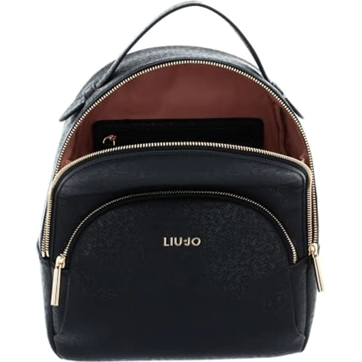 Liu Jo City Rucksack 32 cm, schwarz, aus 100% PVC, Maße 26 cm x 14 cm x 32 cm – Bild 5