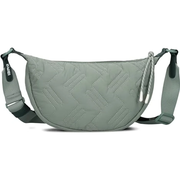 Zwei Cleo Umhängetasche 30 cm, elegante Handtasche in Schwarz – Bild 3
