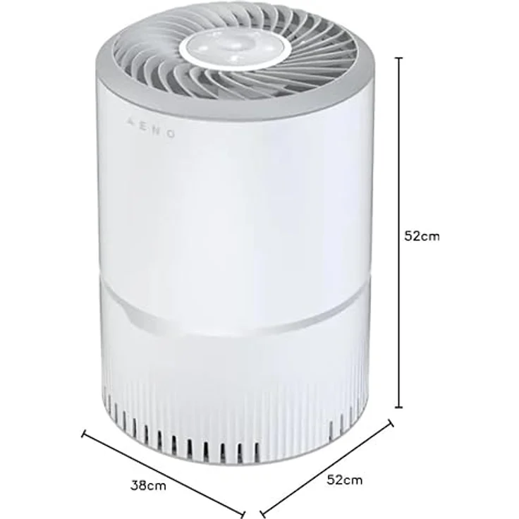 AENO Luftreiniger AP3 20qm HEPA-Ionen-UV Lampe weiß retail – Bild 2