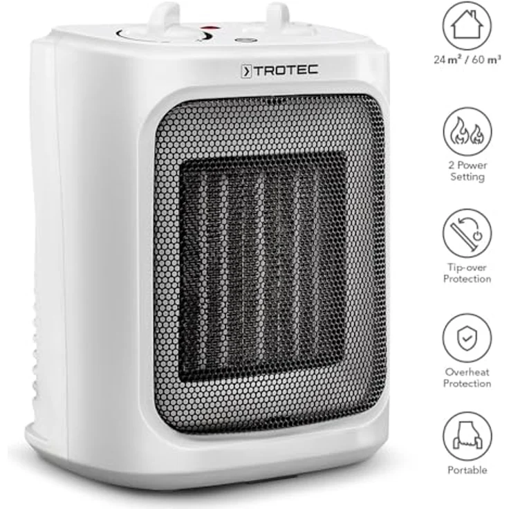 Trotec Keramik-Heizlüfter TFC 16 E, Heizlüfter – Bild 2