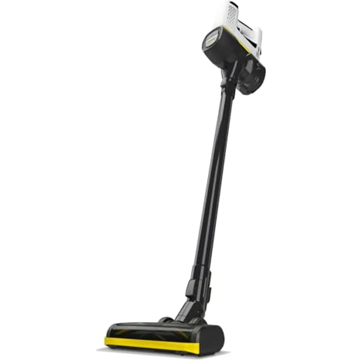 Kärcher Akku-Staubsauger VC 4 Cordless myHome, 2 Saugstufen, Laufzeit: bis zu 30 min., Gewicht: 2,3 kg, inkl. 21,6 V Akku, Ladegerät, Wandhalterung, Boden- und Fugendüse, 2-in-1-Staubbürste – Bild 1