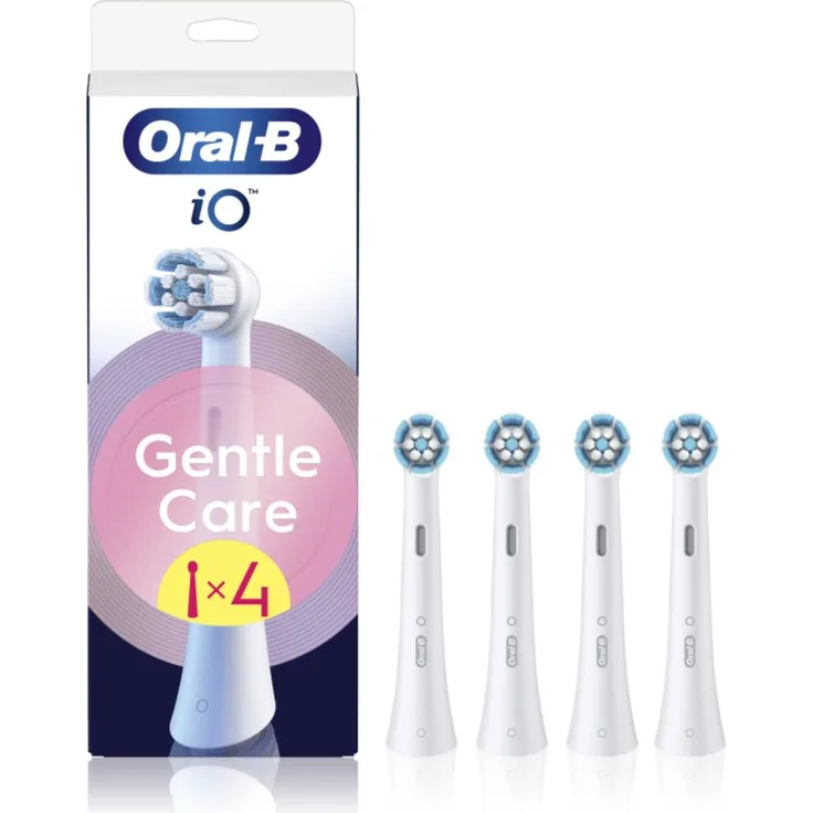 Oral B iO Gentle Care Ersatz-Kopf für empfindliches Zahnfleisch White 4 St.