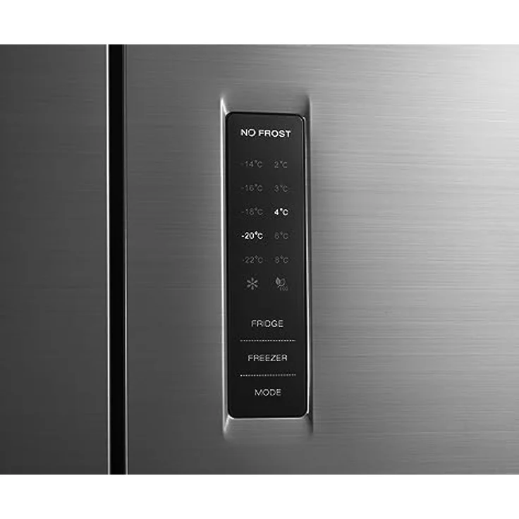 WOLKENSTEIN W-CD 362 NFD E IX, Cross Door Kühl-Gefrierkombination Inox 362 L/125 Liter 4 Sterne Gefrierfach/NoFrost Technologie/Display mit Touch Control/39 dB/Freistehend - Preisvergleich – Bild 5