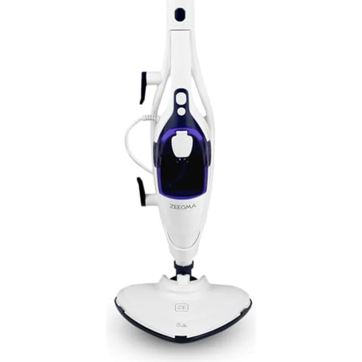 Zeegma Dampfmopp Puur Prime Control 13 in 1, Handdampfreiniger mit 1500 W, 400 ml, klappbar, für Böden, Teppiche, Fliesen, reinigungsmittelfreie Reinigung – Bild 2