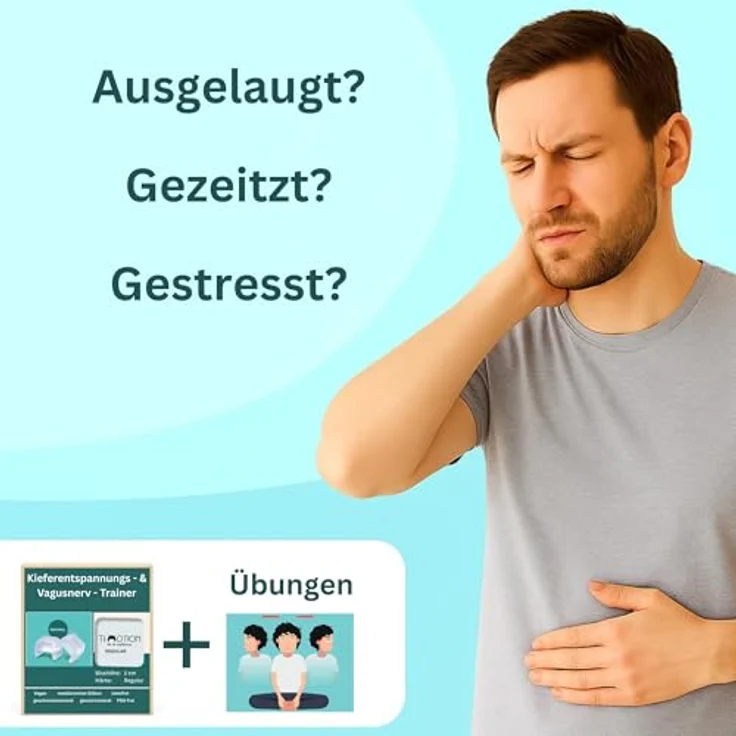 TJ-MOTION be in balance TJ-Motion Aligner, sanfte Kieferdehnung zur Muskelentspannung, 2er Pack aus medizinischem Silikon – Bild 5