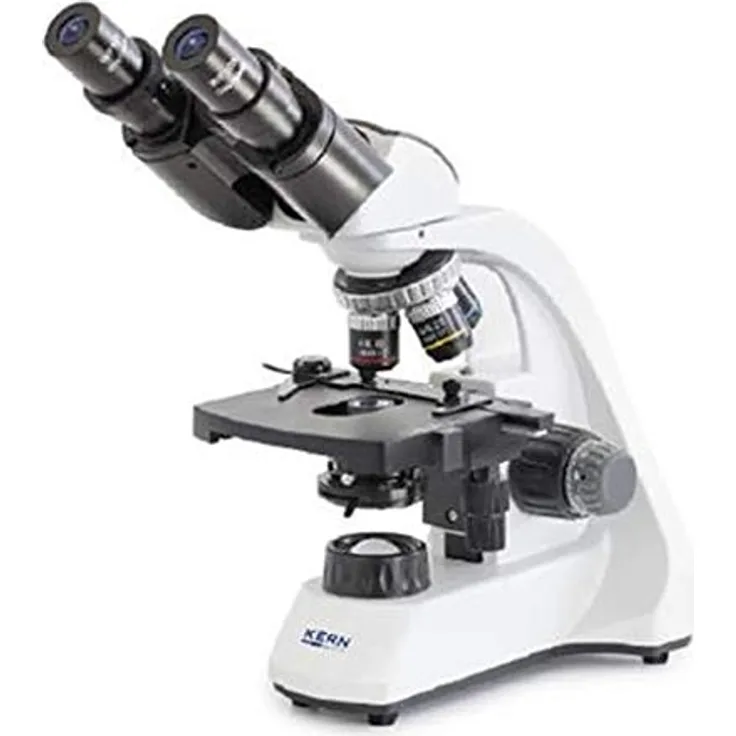 KERN Durchlichtmikroskop OBT-1 Schulmikroskop (Finite Optik, Tubus Monocular, Objektive 4 x / 10 x / 40 x, Kondensorlinse 0,65, für Pflanzengewebe/Zellen, 4-Fach Objektrevolver) OBT 102 - Preisvergleich