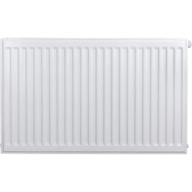 Belrad® Heizkörper Typ 22, Flachheizkörper weiß 40x140cm, hohe Wärmeleistung mit 6 Anschlüssen für flexible Montage – Bild 1