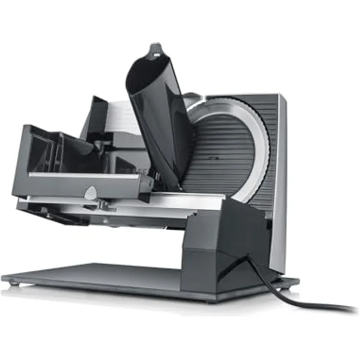 GRAEF Allesschneider S32100, multifunktionale elektrische Schneidemaschine mit stufenlos einstellbarer Schnittstärke, silber – Bild 2