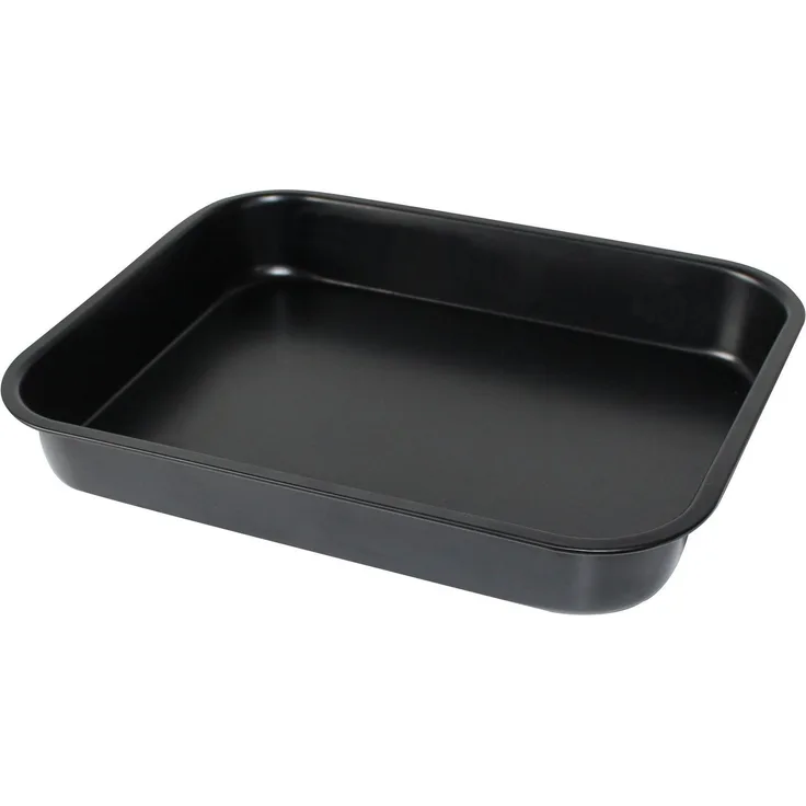 Elo Basic Auflaufform Carbon, Stahlblech, 4,2 Liter - Antihaftversieglung, pflegeleicht, spülmaschinengeeignet