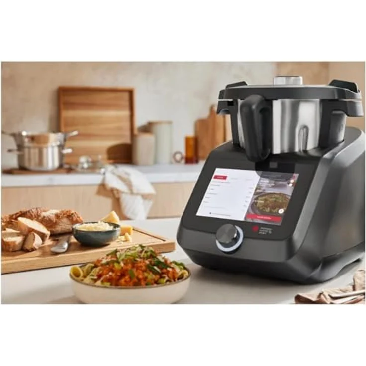 SILVERCREST® KITCHEN TOOLS Monsieur Cuisine Smart SKMS 1200 C1, Multikocher mit 16 Funktionen, Anthrazit Matt, inklusive kostenloser Pilot Cooking App und über 1000 Rezepten – Bild 5