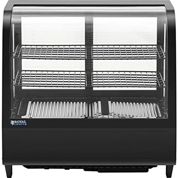 Royal Catering RCCC-100-BT Table Top Kühlschrank, 100 L Kühlvitrine mit LED-Beleuchtung, schwarz, 67 cm hoch, für Gastronomie – Bild 5