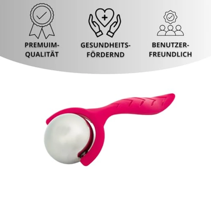 Winch FEELVIT Massageroller mit Wärme-/Kältetherapie-Funktion | Massagegerät mit Griff | Ice Roller | Pink – Bild 3