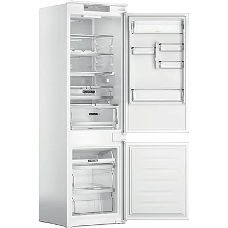 Whirlpool WHC18 T574 P, integrierte Kühl-Gefrierkombination mit 250 l Volumen, NoFrost-Technologie und Fresh Zone Fach, Weiß – Bild 1