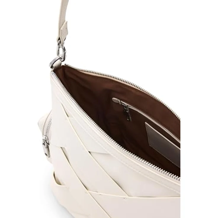 Desigual Cromo Schultertasche, 30 cm, beige, 100% Polyurethan, praktische Henkeltasche – Bild 4