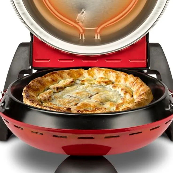 G3 Ferrari G10184 Antihaft-Pfanne für Pizzaofen G10177 Delizia Anniversary, Metallgriffe mit Verbrühungsschutzbeschichtung, verwendbar als Paellerie, schwarz – Bild 5