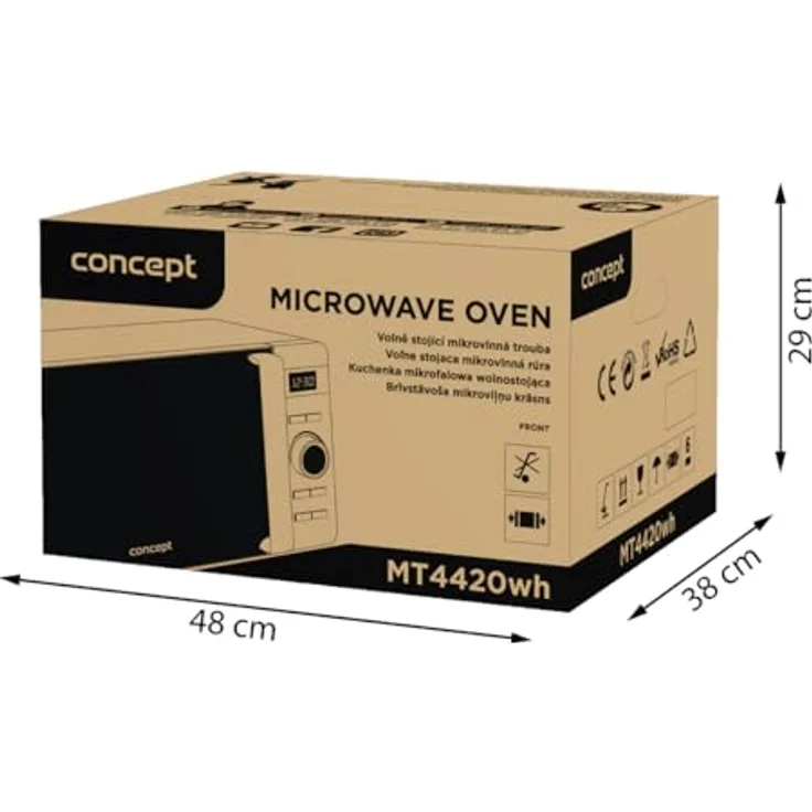 Concept Kuchenka mikrofalowa Concept Kuchenka mikrofalowa MT4420wh, Mikrowelle, Weiss – Bild 7