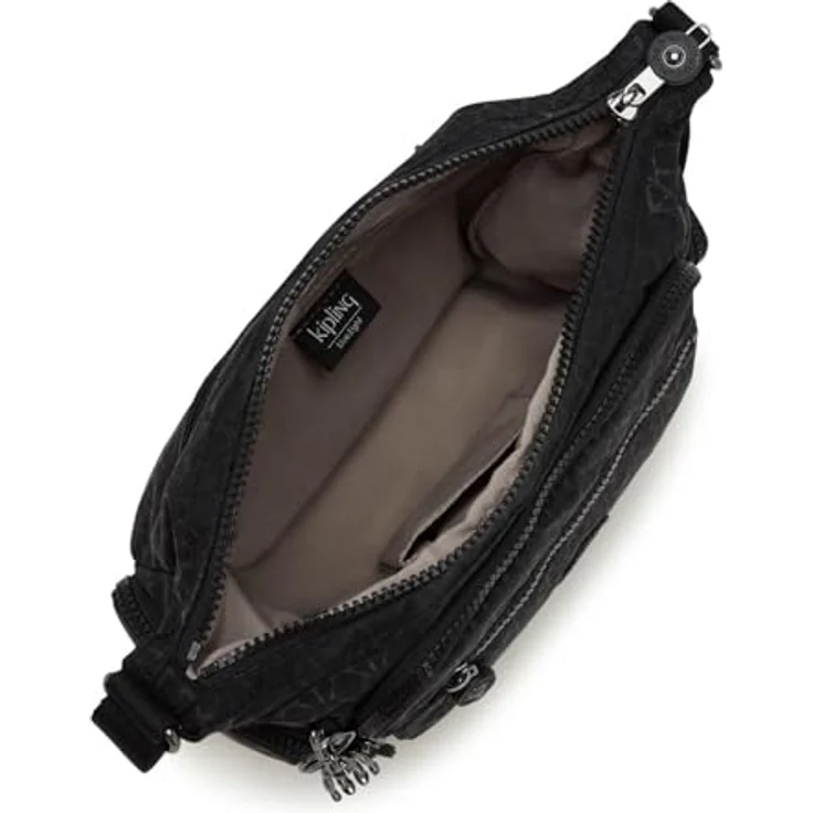 KIPLING Basic Plus Gabbie S Small Umhängetasche, Schwarz, mit verstellbarem Schulterriemen und zahlreichen Fächern – Bild 4