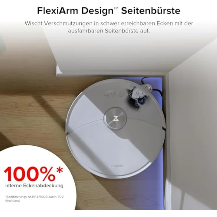 ROBOROCK S8 MaxV Ultra Saugwischroboter weiß – Bild 5