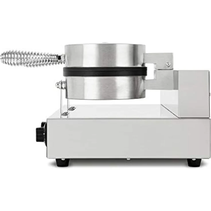 vertes Belgische Waffel Maker, Doppelt Elektrisch 2000W aus Edelstahl, 2x Timer 5min, 2x stufenlos regulierbare Temperatur 50-300 °C, Antihaftbeschichtung, 4 rutschfeste Gummifüße – Bild 2