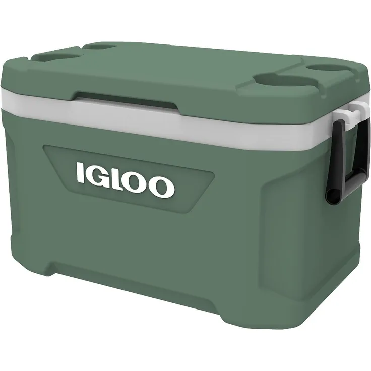 Igloo Ecocool 52, Kühlbox mit 49 l Fassungsvermögen und praktischen Klappgriffen aus recyceltem Material
