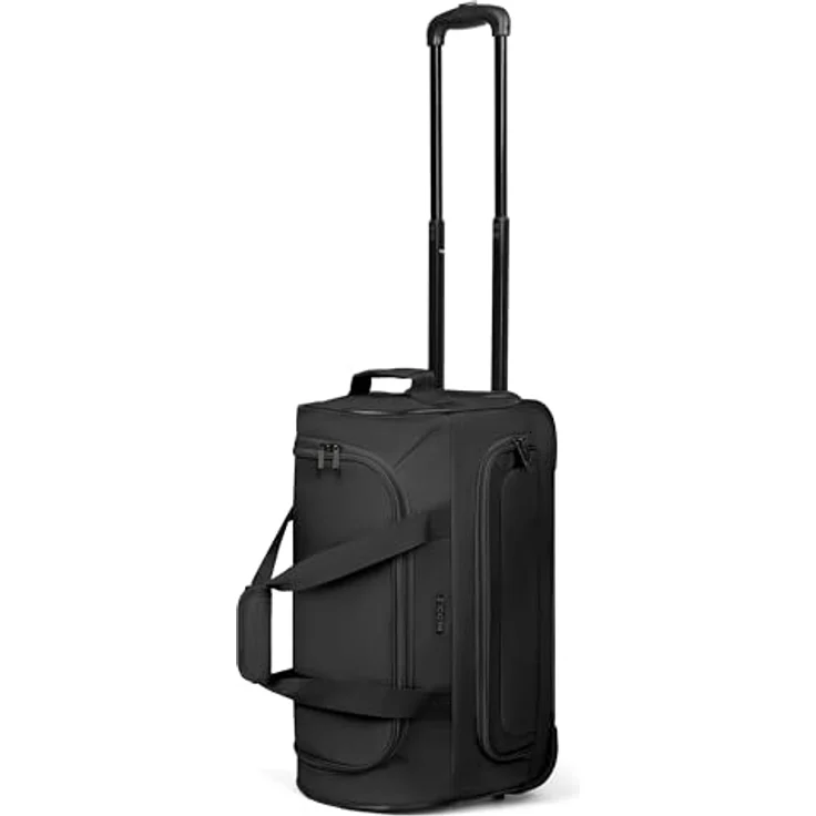 Redolz Duffle Essentials 2-Rollen Reisetasche, 28 cm, Schwarz, 39 l mit arretierbarem Griff und robustem Polyester – Bild 6