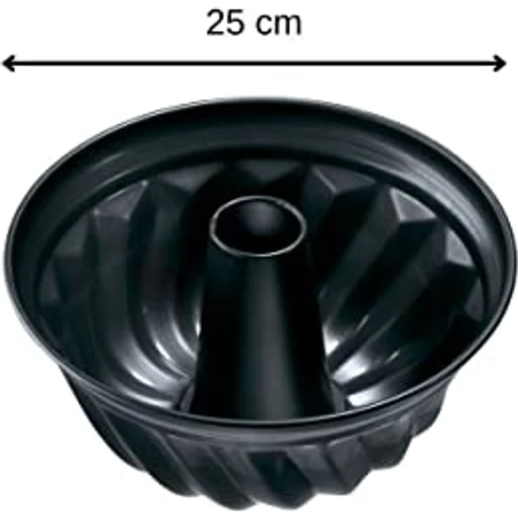 Zenker Gugelhupfform Ø 25 cm, Kuchenform stabil & beschichtet, für saftigen Gugelhupf, runde Backform mit Antihaftbeschichtung, Menge: 1 Stück – Bild 3