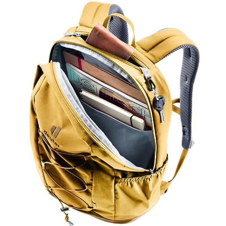 Deuter Gogo, Freizeitrucksack mit Airstripes Rückensystem, caramel-clay, aus 100% recyceltem Material – Bild 5