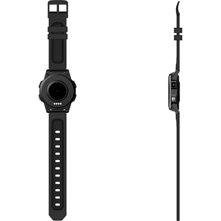 NikuTRAX Krankenpflegeuhr GPS-Notrufuhr NC56S in Schwarz mit Sturzerkennung und Vitalfunktionen – Bild 3