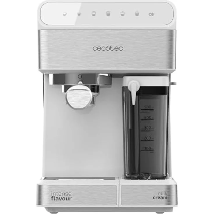 Cecotec Power Instant-ccino 20 Touch Kaffemaschine. Siebträger, 20 bar Druck, 1'4 L Wassertank, Milchbehälter,Touch-Bedienung, 1350 W – Bild 2