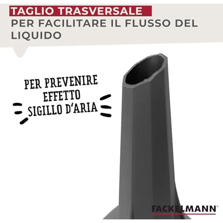 Fackelmann Trichter-Set, Einfülltrichter für Flaschen und Gläser (Farbe: Grau), Menge: 3 Stück – Bild 7
