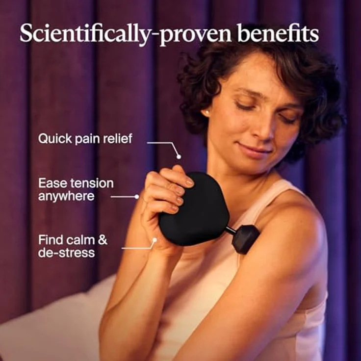 Therabody TheraGun Mini 3.0, tragbare Massagepistole zur Schmerzlinderung mit Percussion-Therapie, schwarz – Bild 2