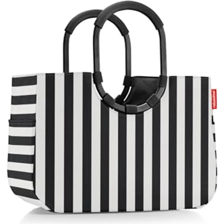 reisenthel Loopshopper L, Schultertasche 46 cm, schwarz, 100% PET – Bild 4