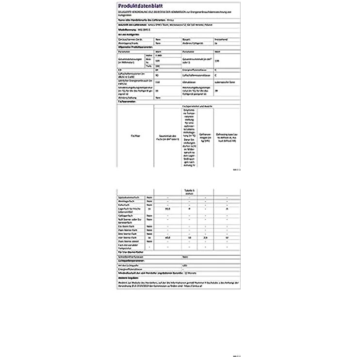 Amica AKG 3845 E Kühl-/ Gefrierkombination, 148 cm hoch, freistehend, C Energieeffizienz, LED-Innenbeleuchtung – Bild 19