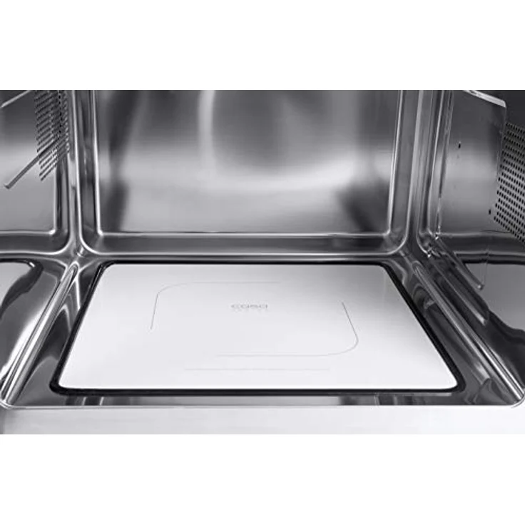 CASO MI 30 Ceramic Mikrowelle, Standgerät, 1000 Watt, 30 Liter Garraum, Inverter-Technologie, Keramikboden für mehr Platz, 8 Koch-Programme, Timer, edelstahl – Bild 6