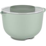 Mepal Rührschüssel mit Deckel Chef it - Anti-Rutsch Boden - Mikrowellen- und Spülmaschinengeeignet - Fassungsvermögen 3000 ml - Nordic sage