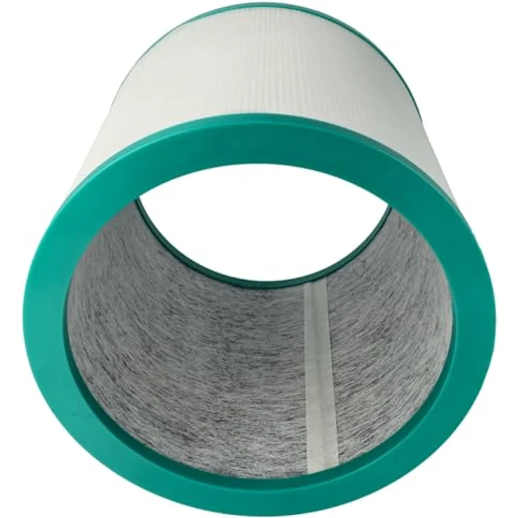 vhbw 2X HEPA Filter Ersatz für Dyson 970342-01, 968126-03, 968126-05, 360° Glasfaserfilter, weiß/grün – Bild 2
