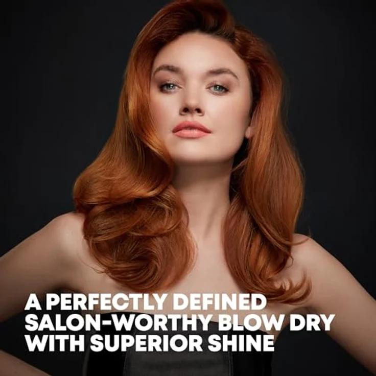 REVAMP DR-2000-EU Progloss Perfect Blow Dry Air Styler - 4 in 1 Multifunktionale professionelle Bürste zum Trocknen, Warmluftbürste, leicht, Keramikgehäuse, 1200 W, schwarz – Bild 4