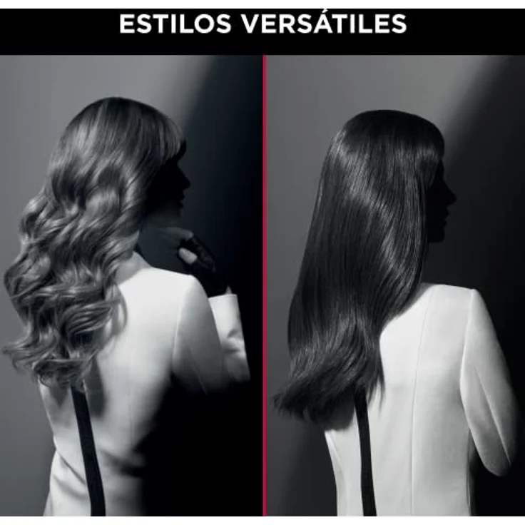 Rowenta Multistyler 3in1 Karl Lagerfeld Konisch CF451L 3-in-1 Multistyler 35 mm: Glätten, Wellen und Locken, Keramikbeschichtung, Temperaturregelung bis 200°, 2 integrierte Kämme, Schwarz/Rot – Bild 4