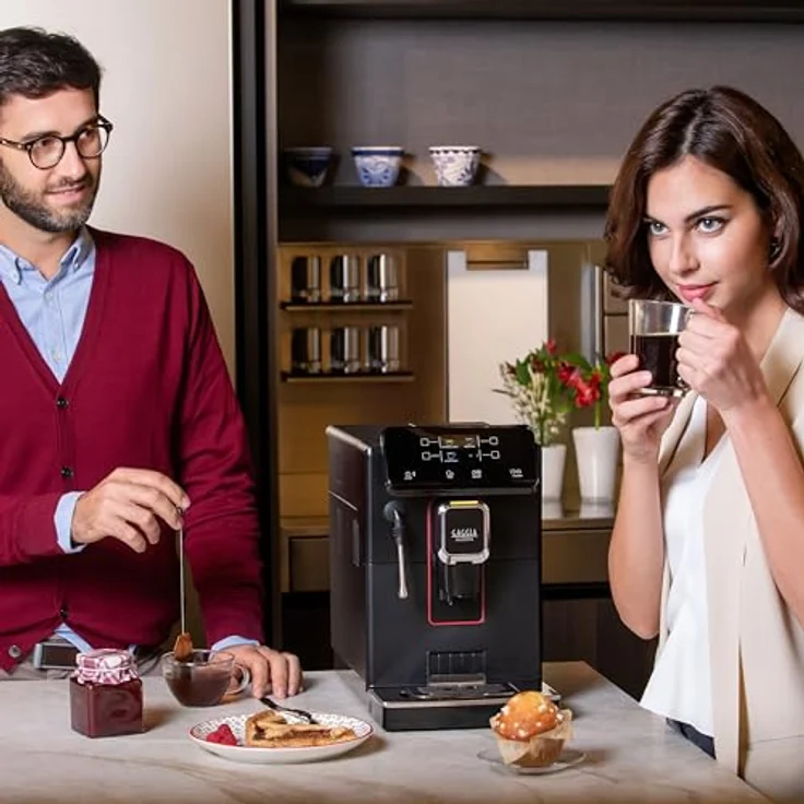 Gaggia RI8700-01 Magenta plus Kaffeevollautomat, schwarz – Bild 4