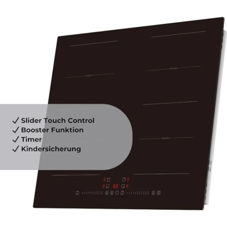PKM Flex-Induktions-Kochfeld IN4-2FZSA, autark 60cm mit 2 Flex-Zonen und Boosterfunktion – Bild 3