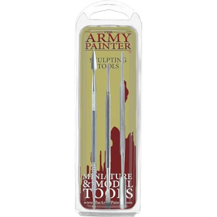 The Army Painter – Modellierwerkzeug | 3-er Set | Doppelseitige Edelstahlwerkezuge zum Modellieren und Bearbeiten von Kunststoff-, Harz- und Metallen | für Tabletop Wargames Miniaturmodellierung – Bild 2
