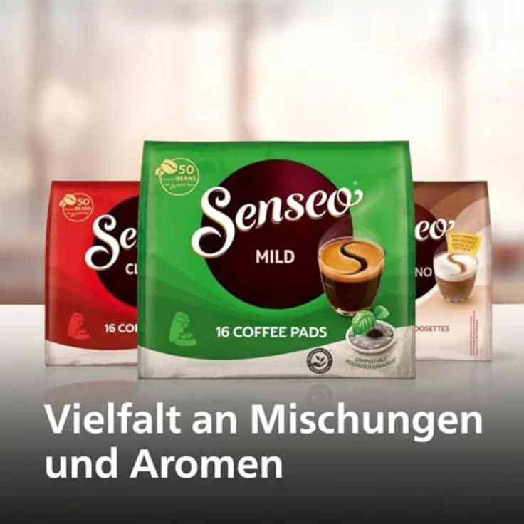 Philips SENSEO Kaffeemaschine, Kapselmaschine mit Kaffee Boost Technologie und Kaffeestärkewahl, Blau CSA210/00 – Bild 8