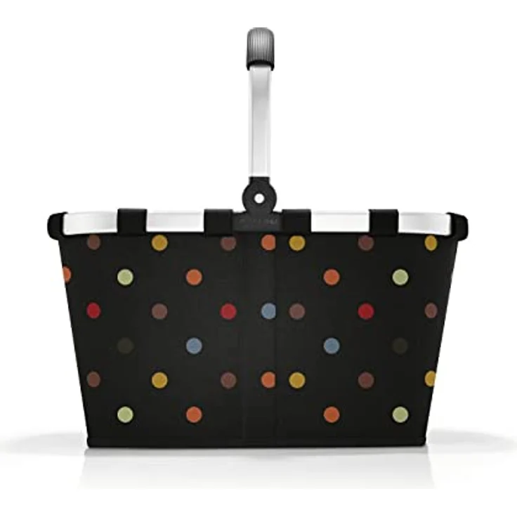 reisenthel carrybag frame dots – Stabiler Einkaufskorb mit viel Stauraum und praktischer Innentasche – Elegantes und wasserabweisendes Design – Bild 1