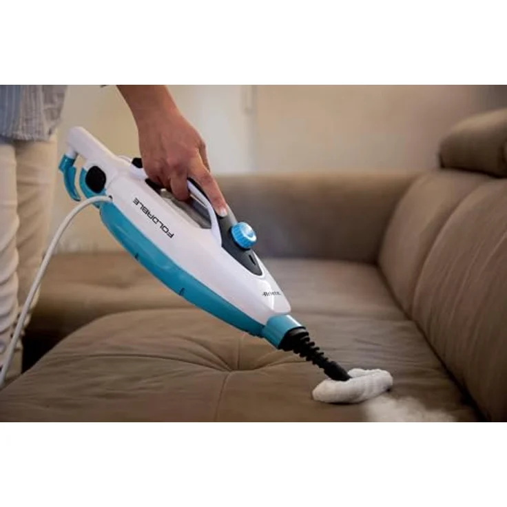 Ariete Dampfreiniger 4175 Steam Mop, 1500 Watt, blau-weiß – Bild 3