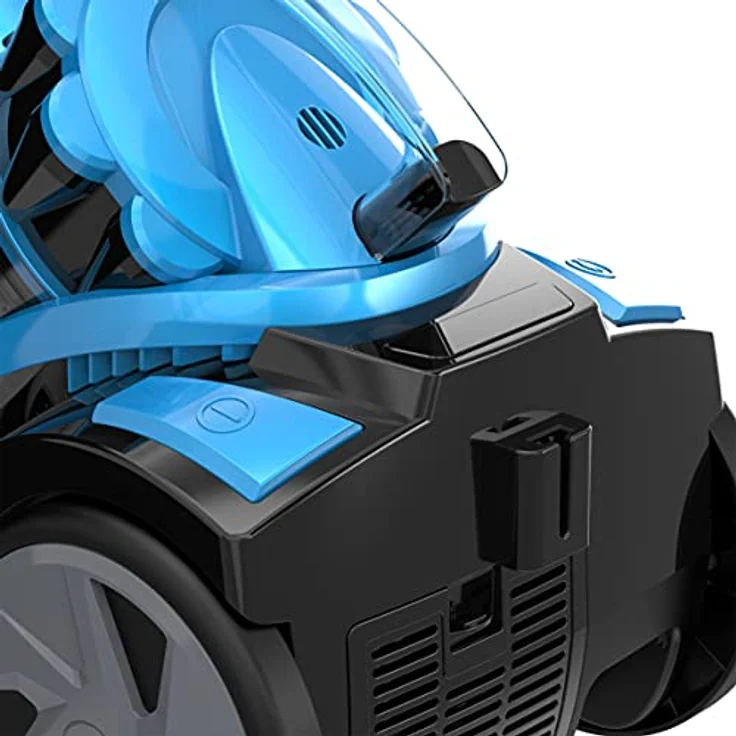 Emerio Zyklon Staubsauger 900 Watt Leistung 2,0 Liter Staubbehälter 7m Aktionsradius HEPA Filter CyclonePro klein und wendig Metall-Teleskoprohr inkl. Fugendüse, VCE-108278.10, Schwarz/Blau – Bild 5