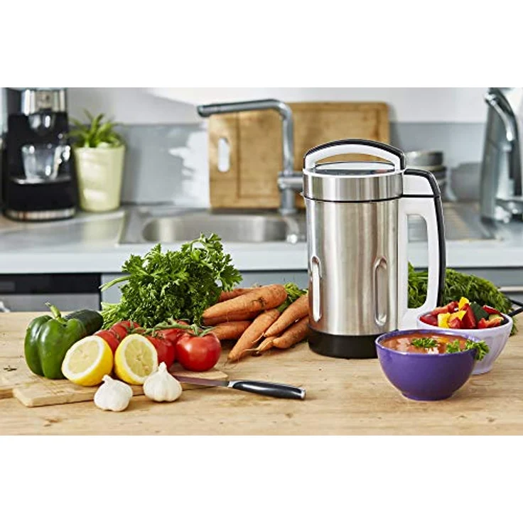 Senya SYCP-HB002 Blender Chauffant Inox mixeur à soupe Cook & Heat Heiz-Standmixer, 1150, Stainless Steel, 1.6 liters, edelstahl – Bild 3